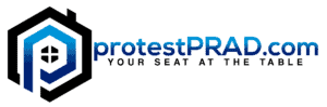 ProtestPRAD.com logo for environmental activism and protests.